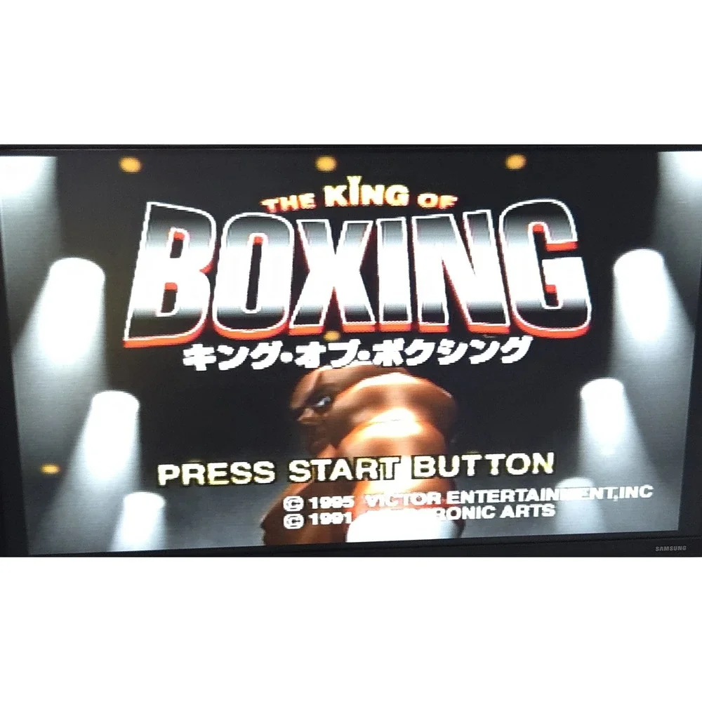 The King of Boxing - Sega Saturn - Japanese Imported Game - NTSC-J - CIB